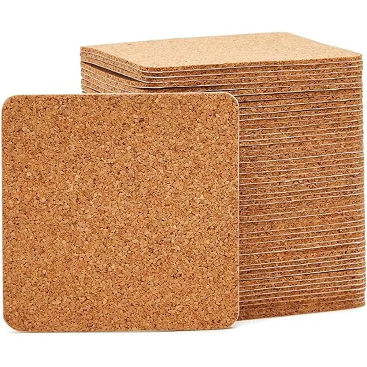 Parte trasera de corcho autoadhesiva cuadrada para_1