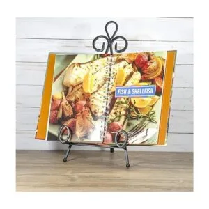 Red Co. Caballete de metal decorativo para placas_2