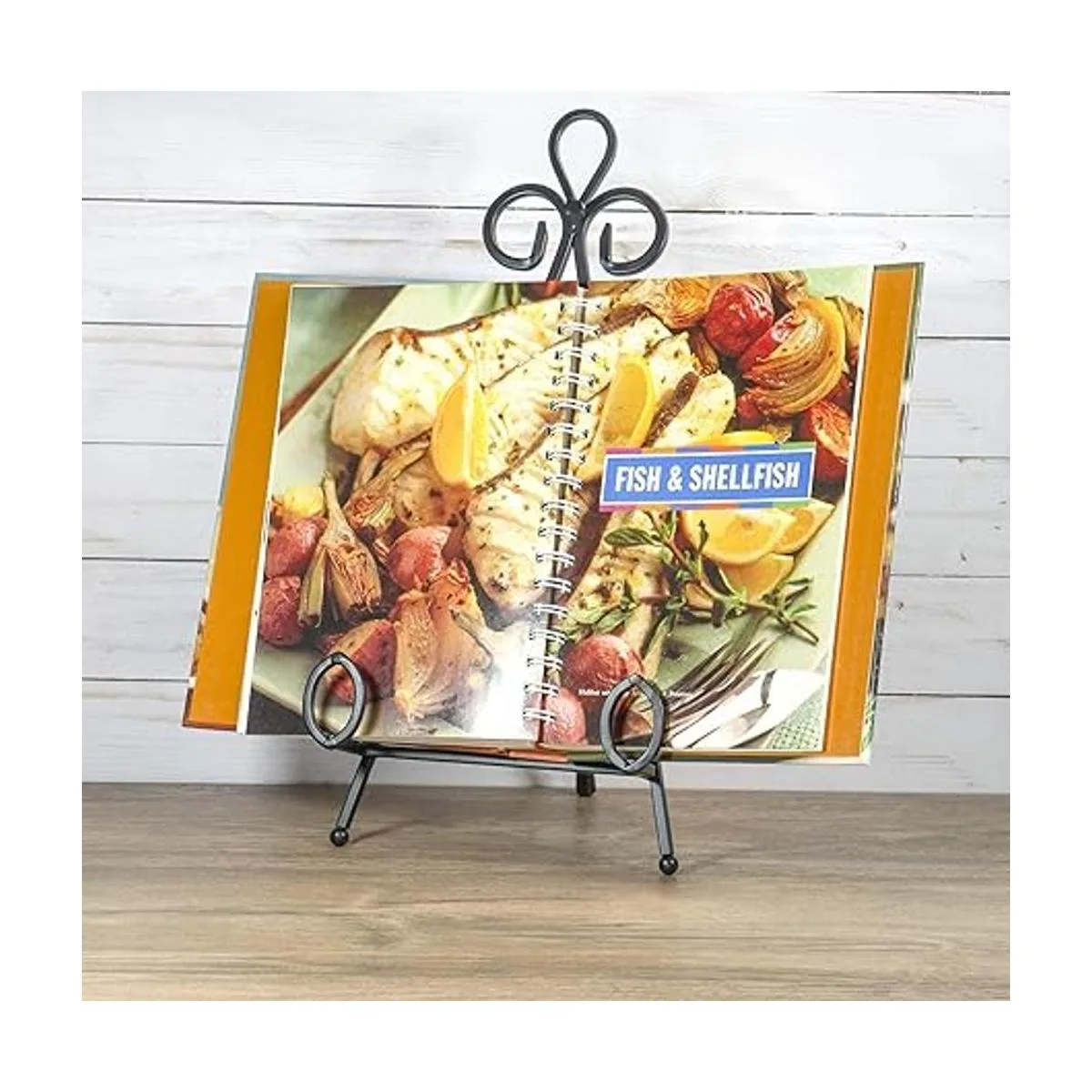 Red Co. Caballete de metal decorativo para placas_2