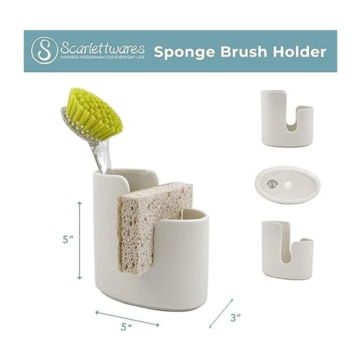 Scarlettwares Esponja para platos soporte para varita de_2