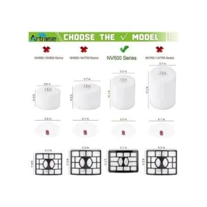 Artraise Filtros para Shark Rotator Pro Liftaway Vacuum_6