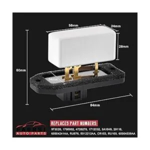 FAERSI Reemplazo de resistencia del motor del ventilador_2