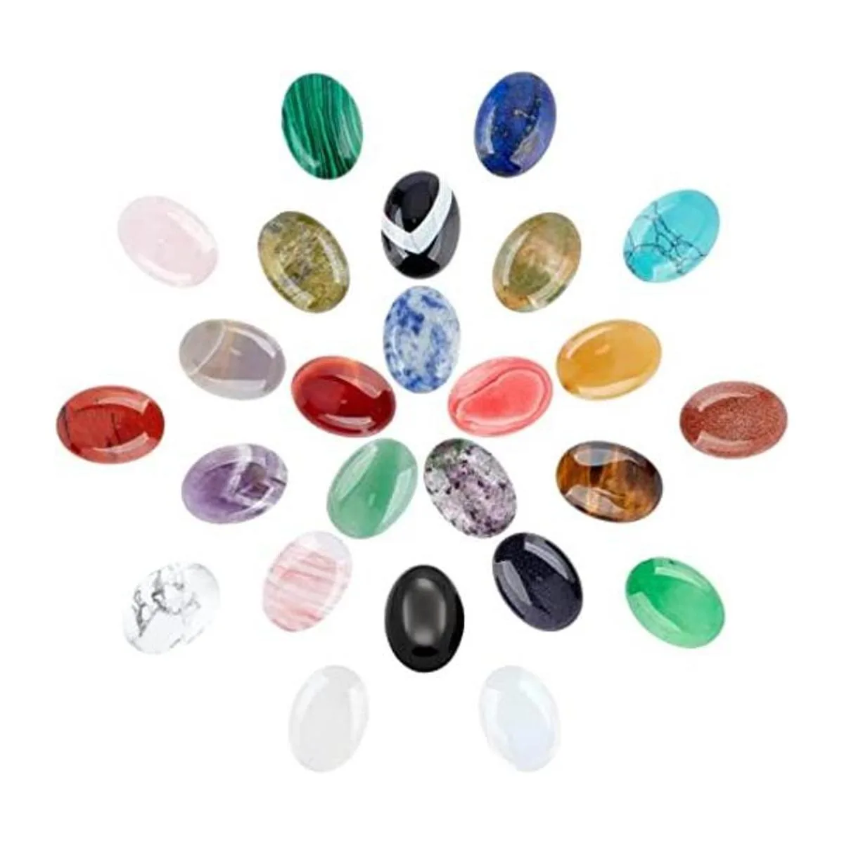 PH PandaHall 25 piezas de piedras preciosas semipreciosas_1