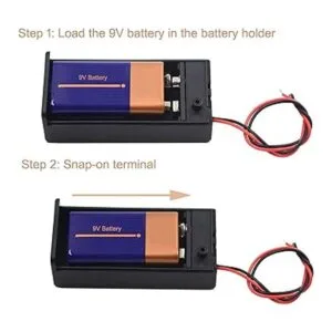 LAMPVPATH Paquete de 5 soportes de batería de 9 V soporte_6