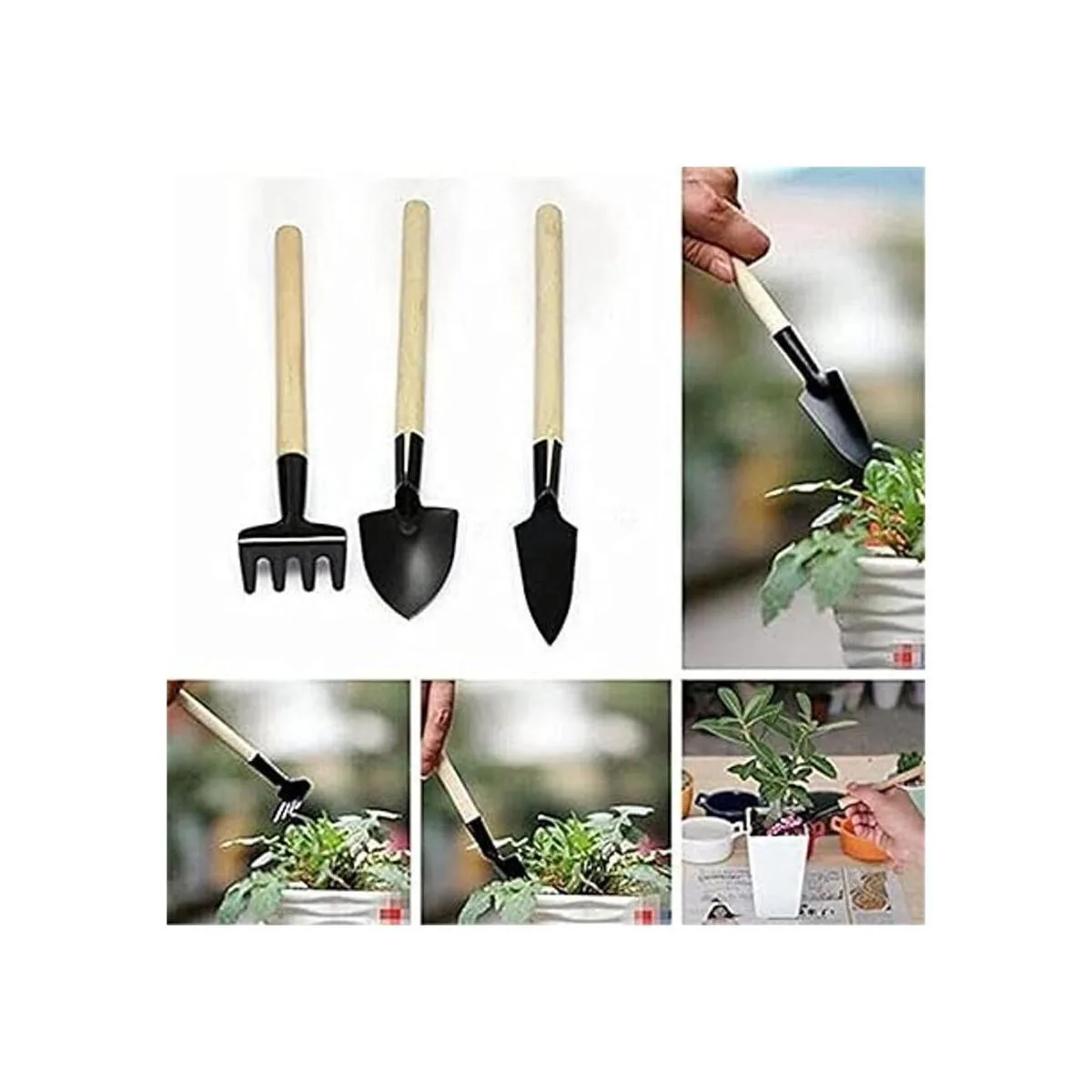 6 piezas de herramientas de jardín mini kit de jardinería_4