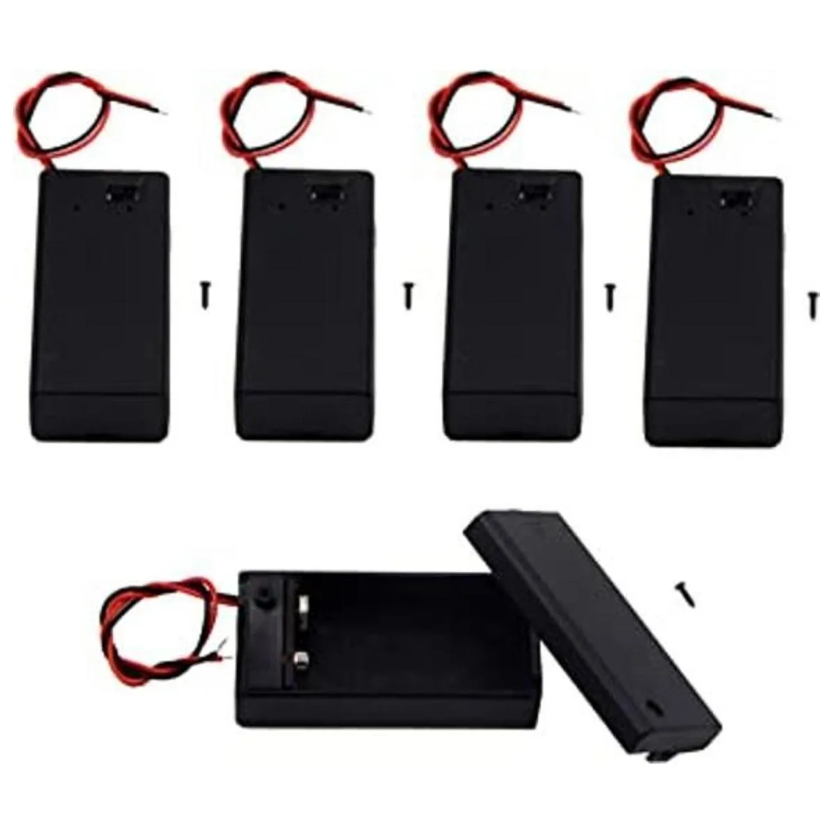 LAMPVPATH Paquete de 5 soportes de batería de 9 V soporte_1