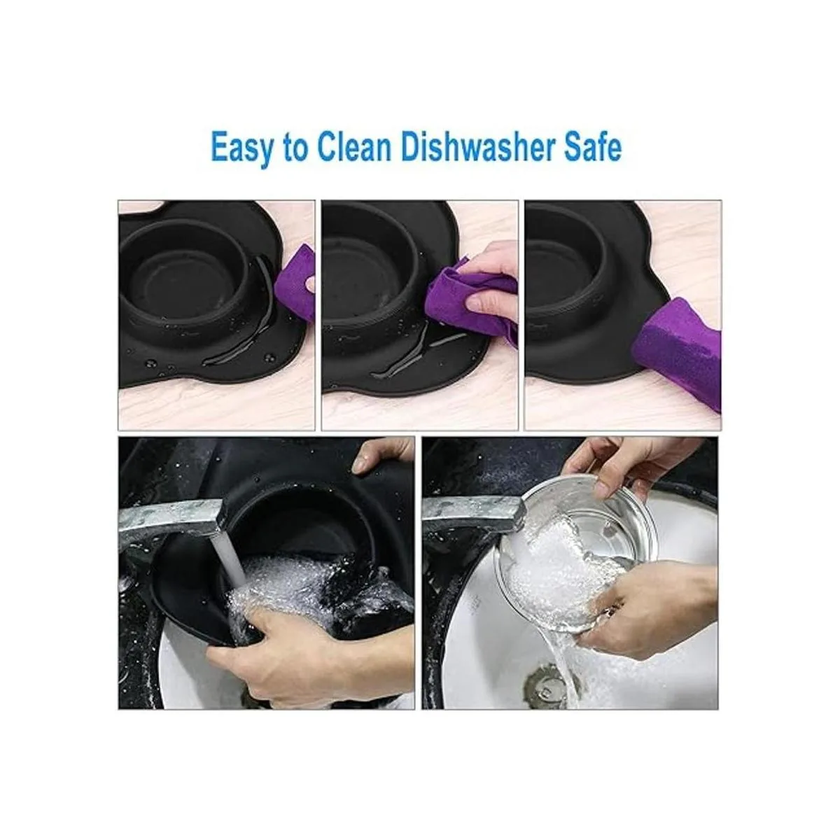 Pet Deluxe Cuencos para perros de acero inoxidable con_6