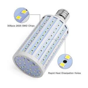 Bombilla LED de maíz de 60 W base grande Mogul E39 6000_3