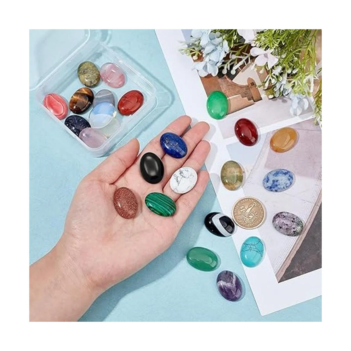 PH PandaHall 25 piezas de piedras preciosas semipreciosas_7