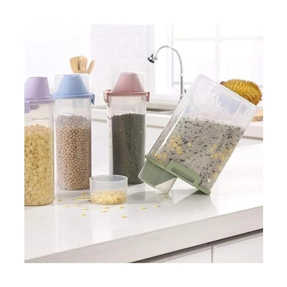 Contenedor de almacenamiento de alimentos para mascotas_5