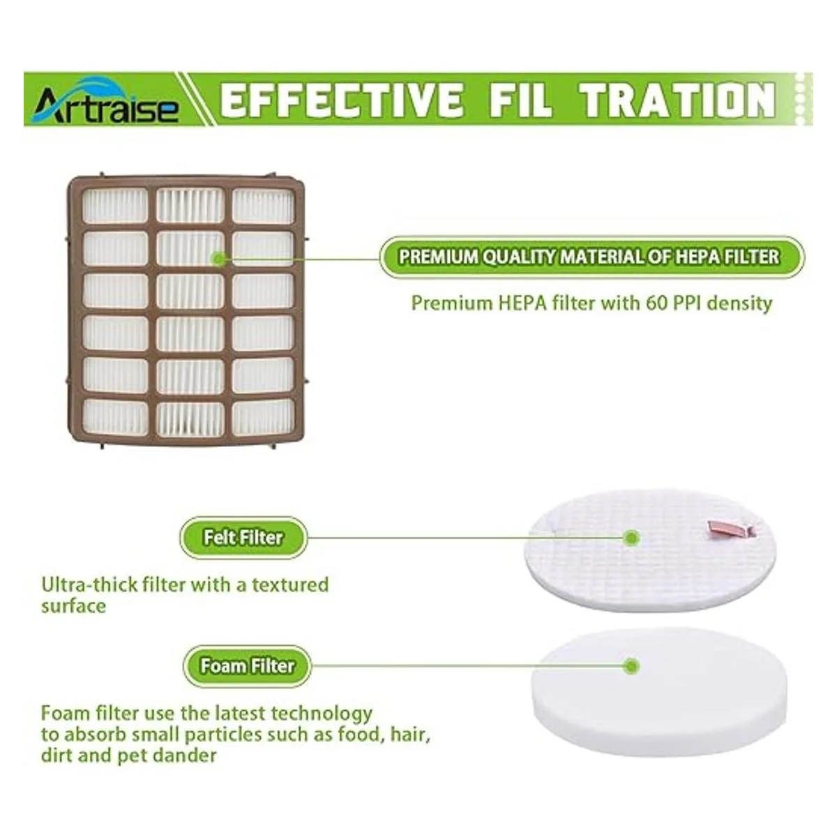 Filtros para Shark Navigator Professional NV70 NV80_3