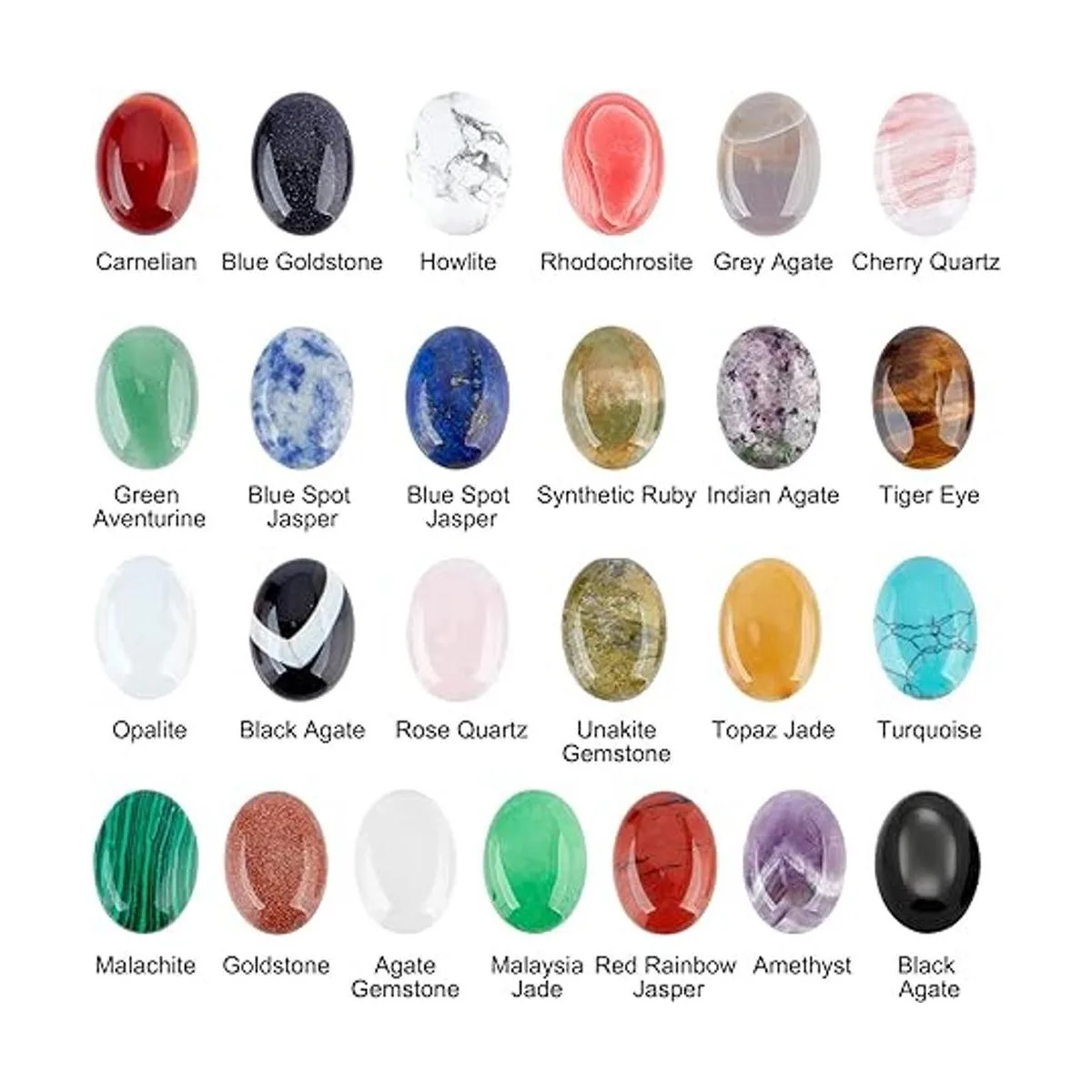 PH PandaHall 25 piezas de piedras preciosas semipreciosas_2