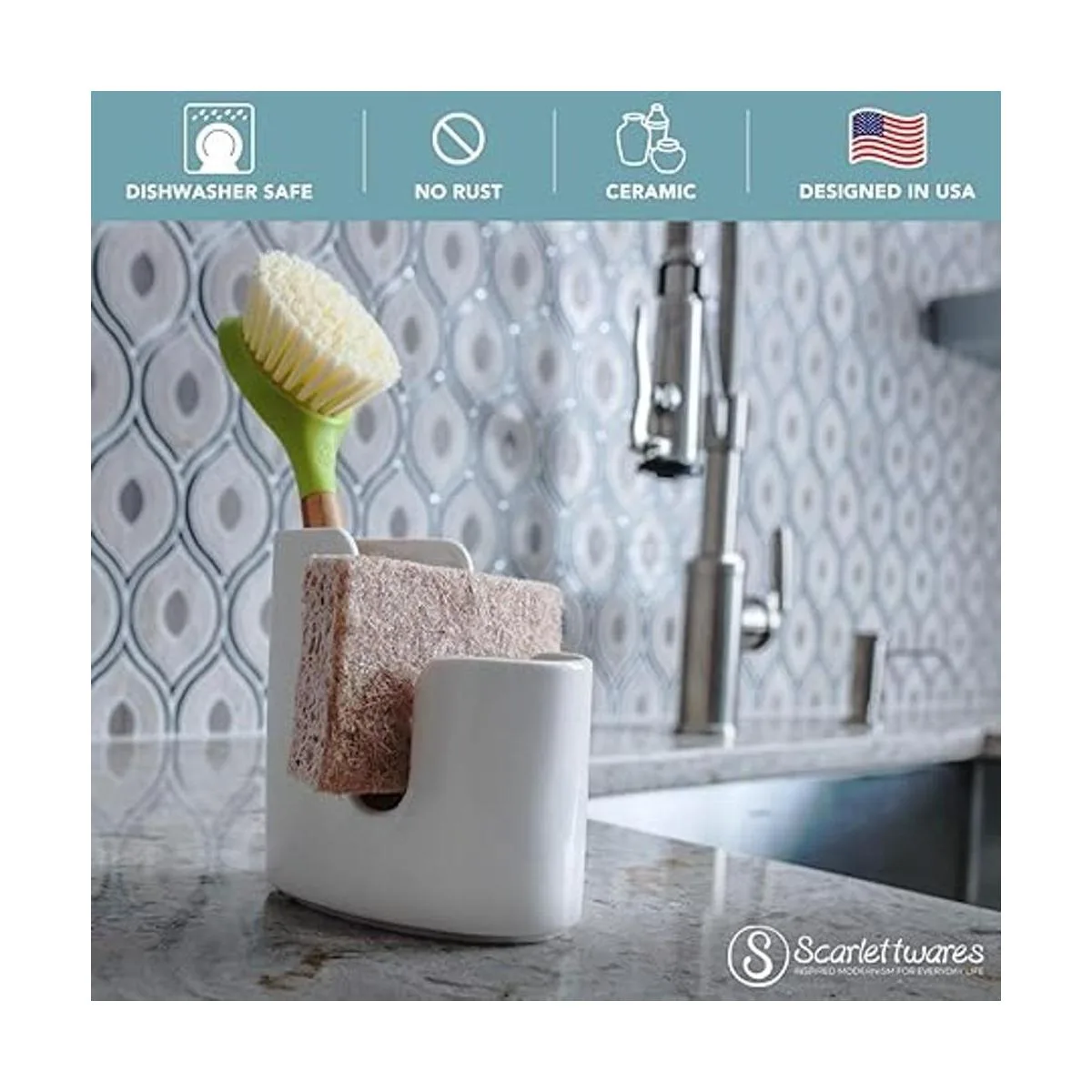 Scarlettwares Esponja para platos soporte para varita de_4