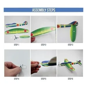 THE TWIDDLERS 48 juguetes de avión planeadores voladores_4