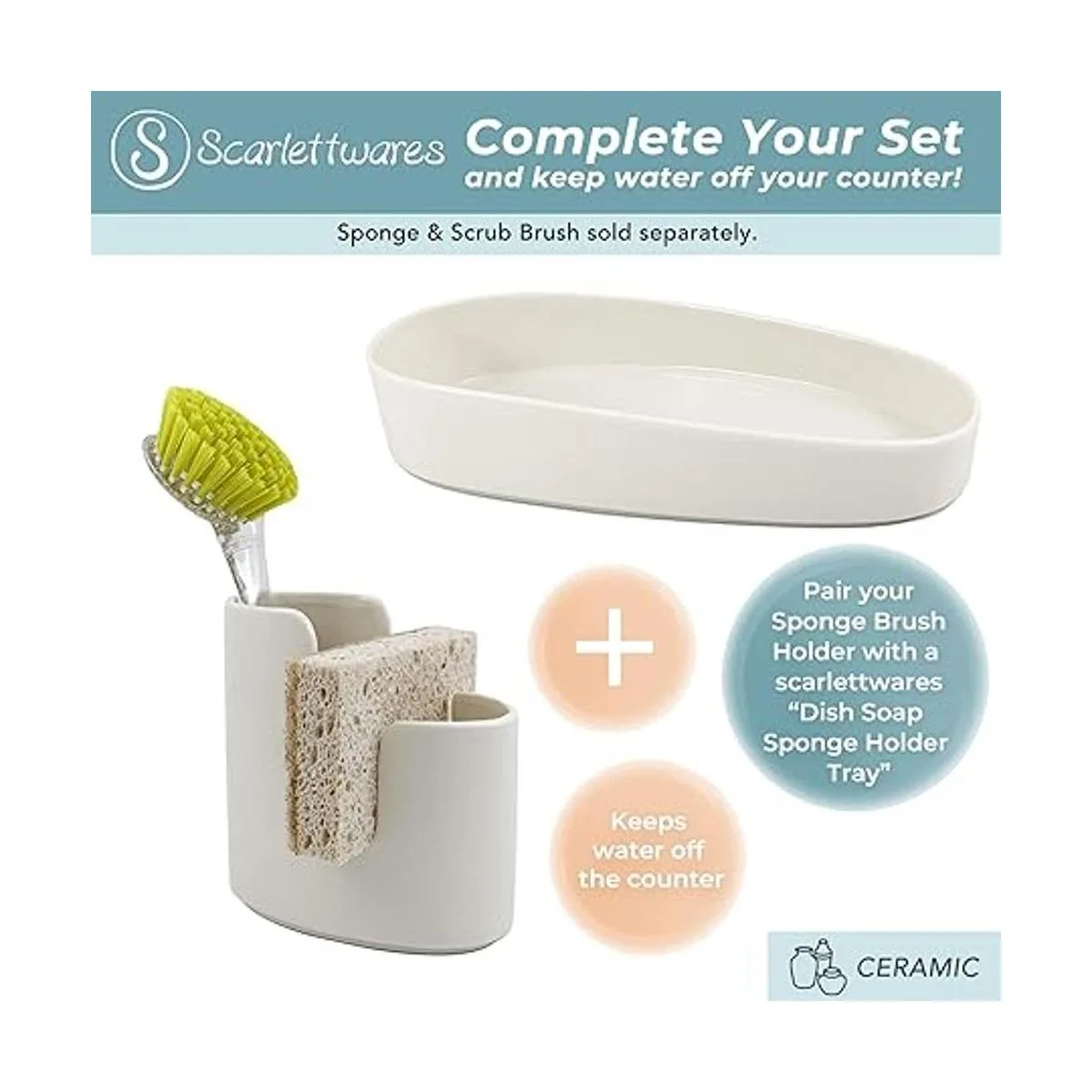 Scarlettwares Esponja para platos soporte para varita de_3