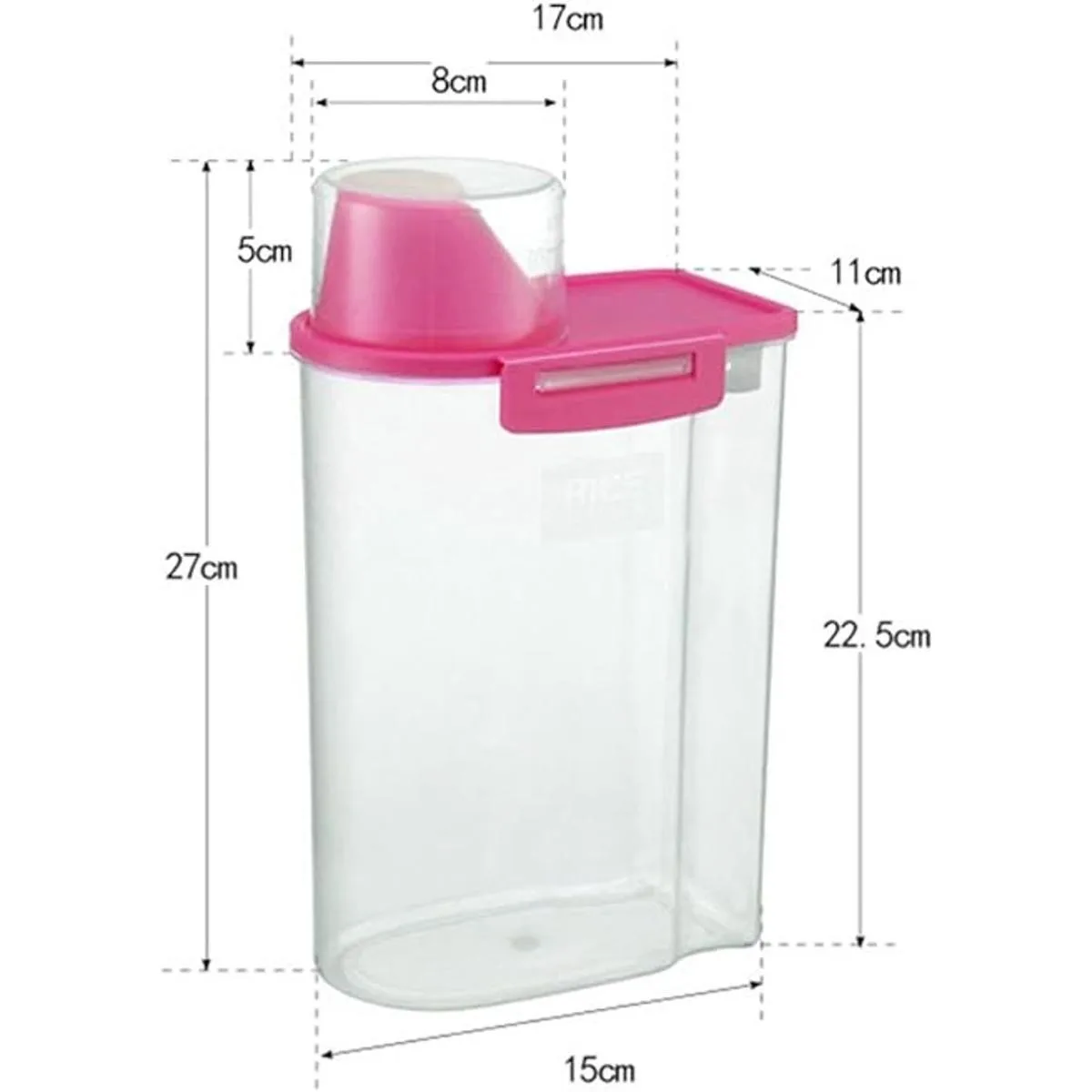 Contenedor de almacenamiento de alimentos para mascotas_2