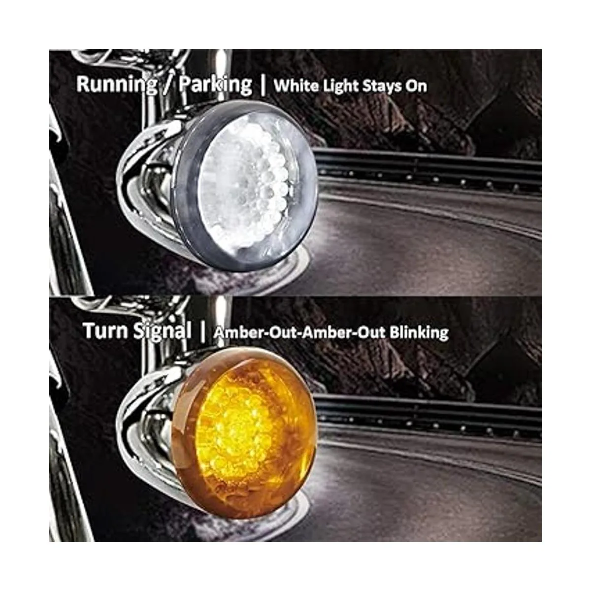 NTHREEAUTO Panel de luces LED con intermitentes frontales_3