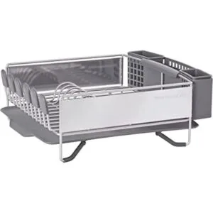 KitchenAid Escurridor compacto para platos de acero_1