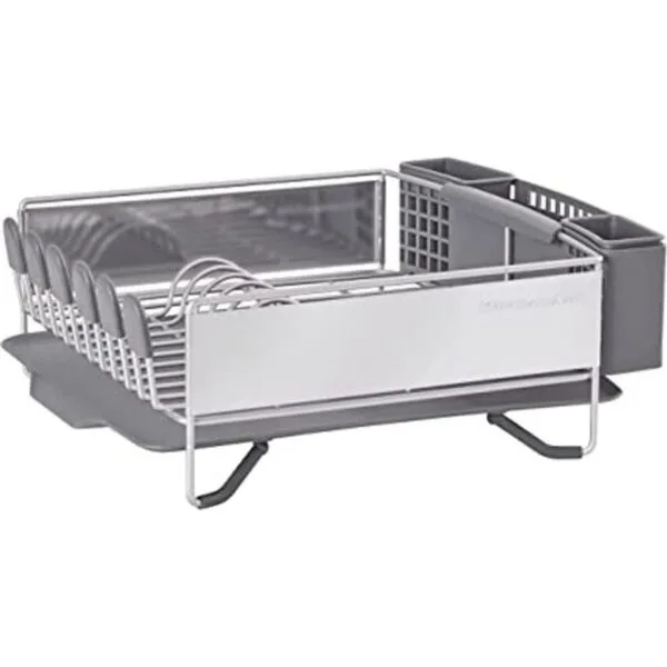 KitchenAid Escurridor compacto para platos de acero_1