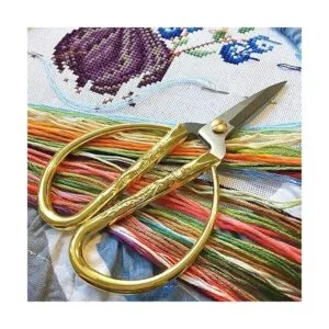 ATDAWN Bordado de color arcoíris hilos de punto de cruz_2