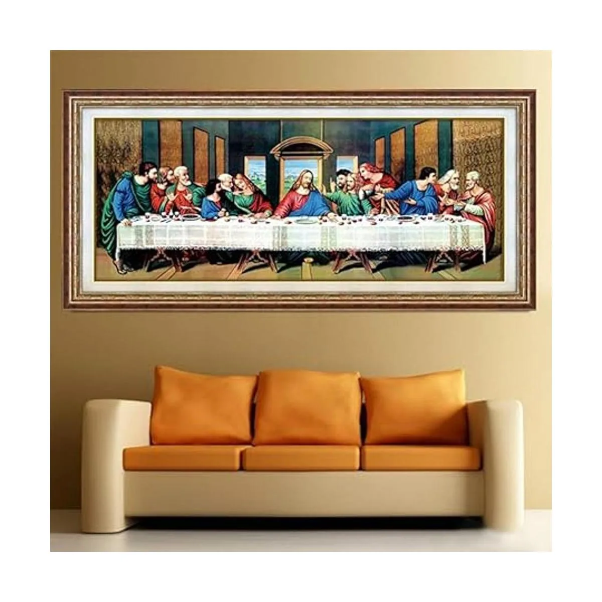 Pintura de diamante de la última cena PigBoss 5D DIY_3