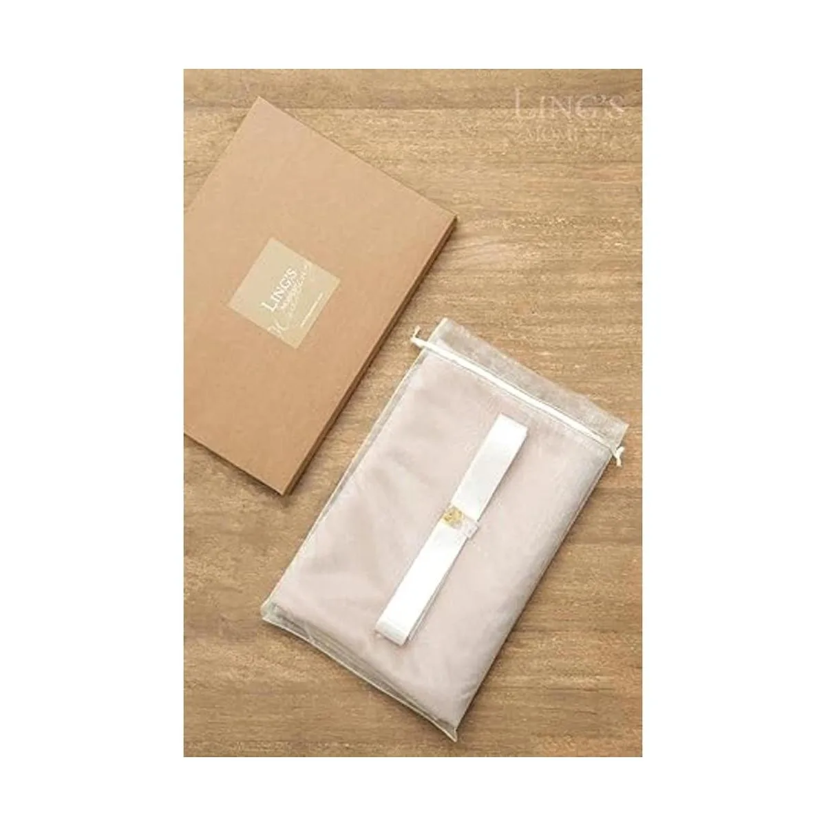 Lings Moment Camino de mesa de gasa transparente color_5