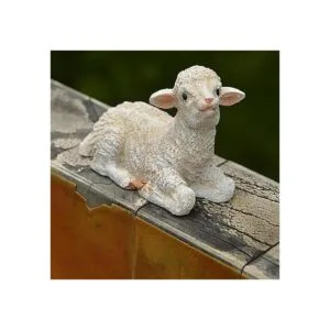 2 pcs mini oveja de resina en miniatura macetas bonsai_3