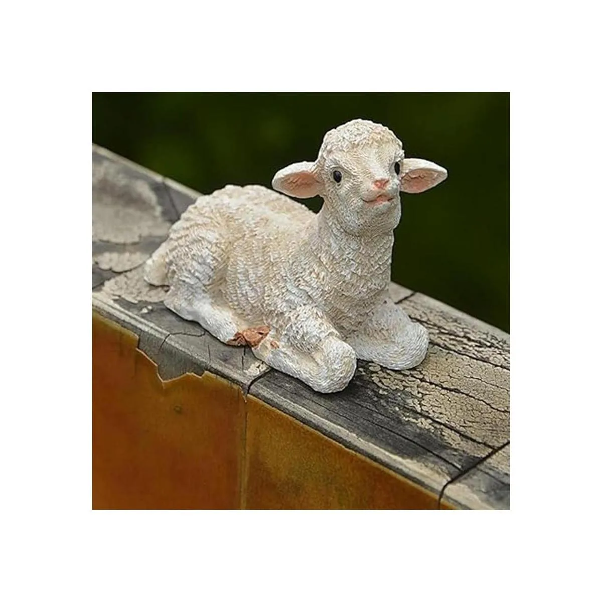 2 pcs mini oveja de resina en miniatura macetas bonsai_3