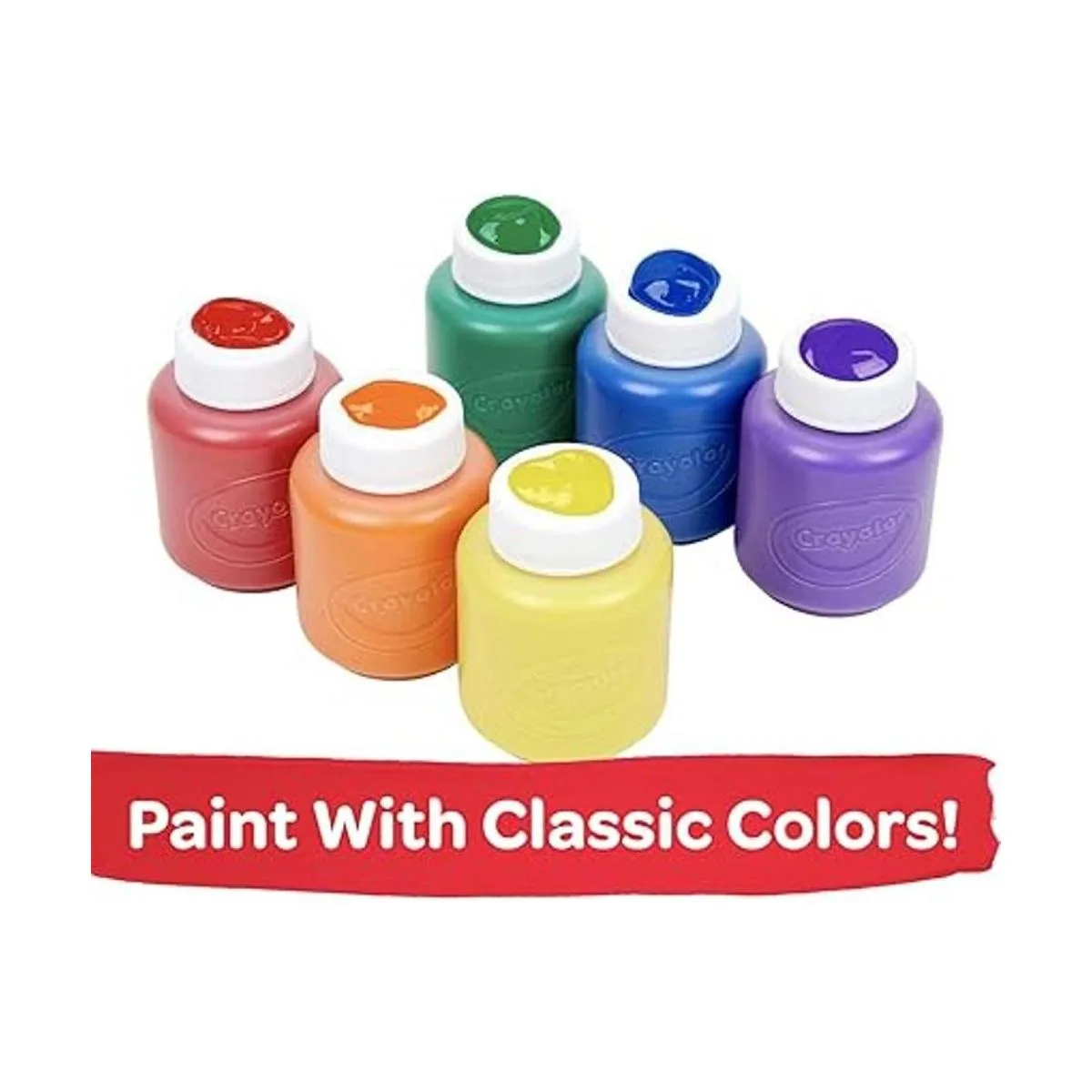 Crayola Pintura infantil lavable incluye pintura con_6
