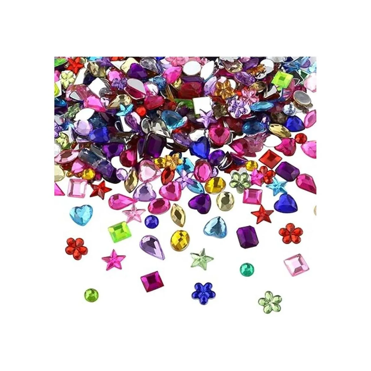 JPSOR 900 piezas de diamantes de imitación acrílicos con_3