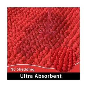 Eanpet Alfombra de baño de chenilla antideslizante con_3