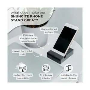 Karelian Heritage Shungite Soporte de placa de protección_3