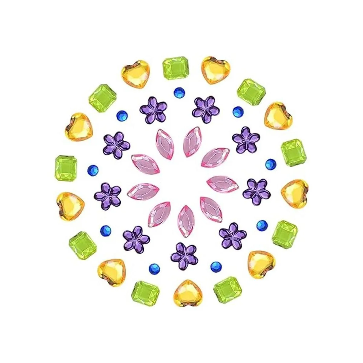JPSOR 900 piezas de diamantes de imitación acrílicos con_4
