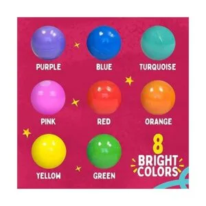 Playz Pelotas plásticas suaves de juguete con 8 colores_2