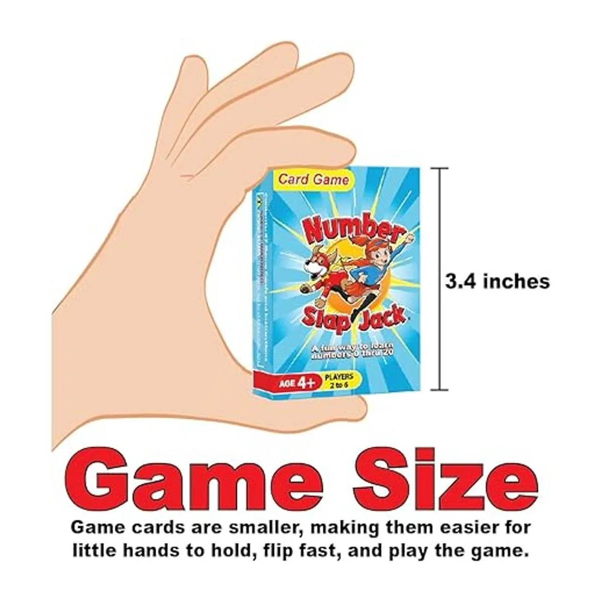 Number Slap Jack Juega 4 juegos de números incluyendo_2