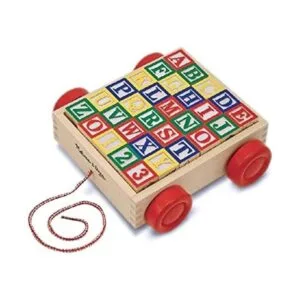 Melissa Doug Carrito clásico ABC Block_1