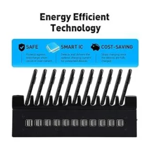 Estación de carga USB multipuerto para fiesta cargador de_2