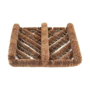 Ninamar Tapete raspador de botas de coco natural 12 x 13_3