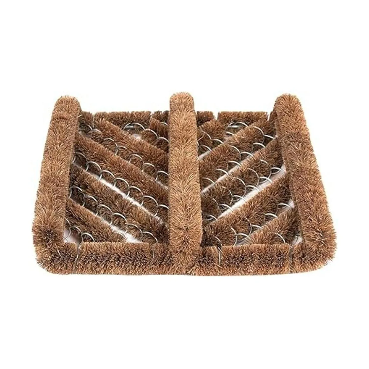 Ninamar Tapete raspador de botas de coco natural 12 x 13_3