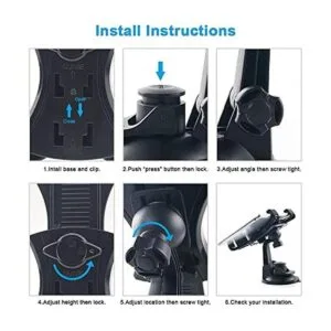 Soporte para tablet de automóvil para iPad soporte para_4