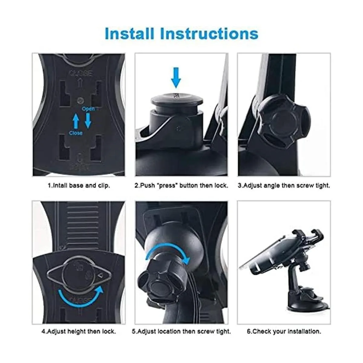 Soporte para tablet de automóvil para iPad soporte para_4