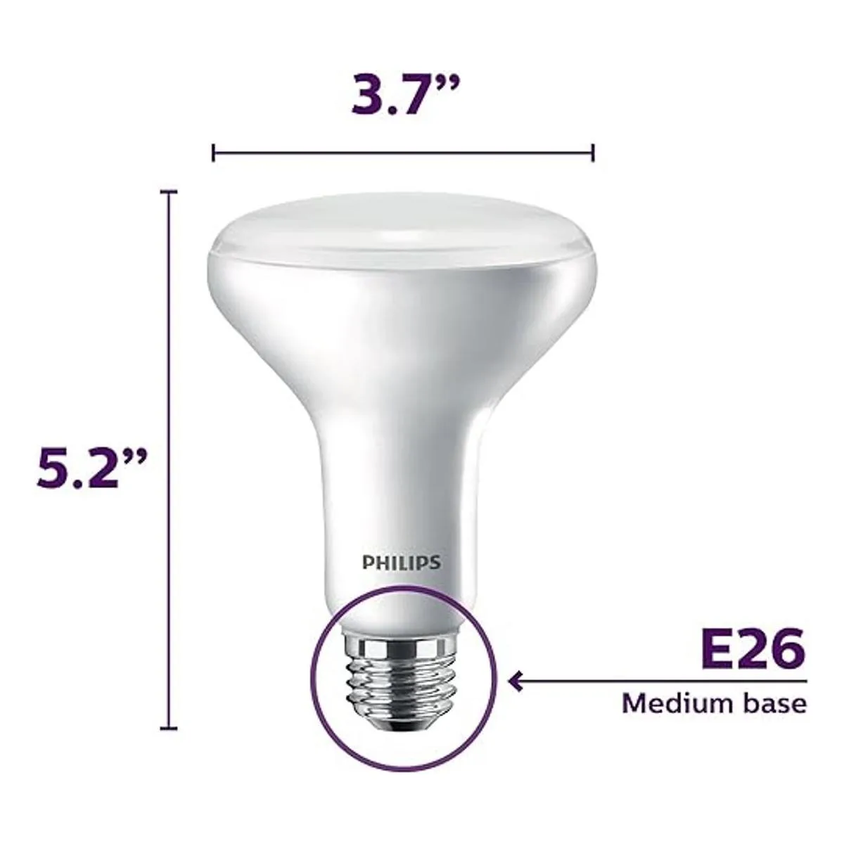 Philips Bombilla LED regulable BR30 650 lúmenes 2700_4