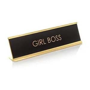 Girl Boss Novedad placa computadora Sign_1
