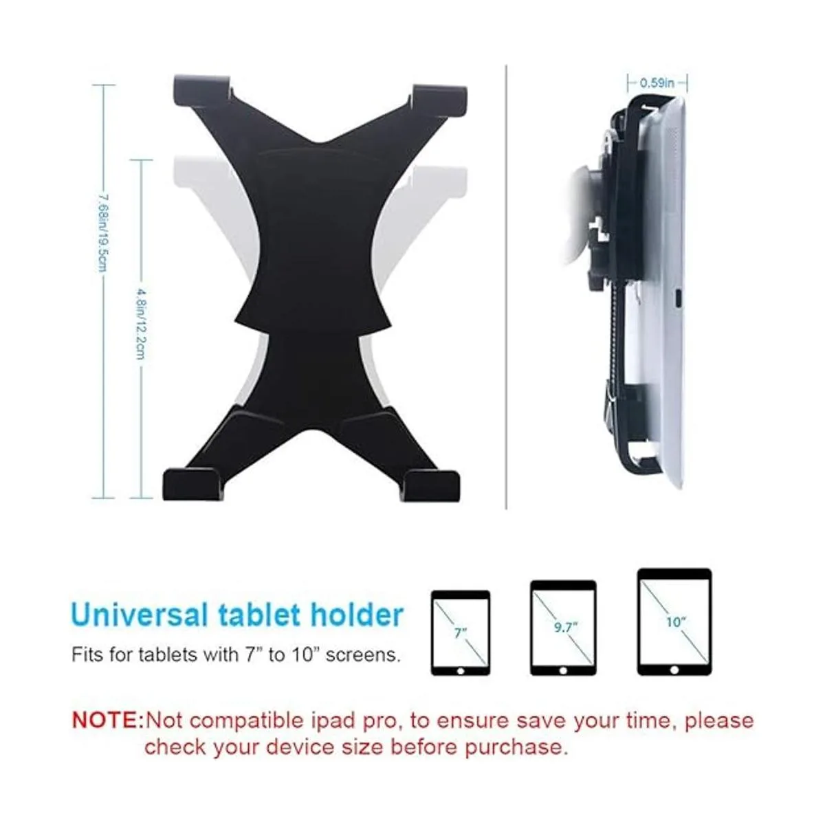 Soporte para tablet de automóvil para iPad soporte para_3