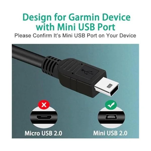 Cable de carga GPS de 10 pies para Garmin Navigator Nuvi_2