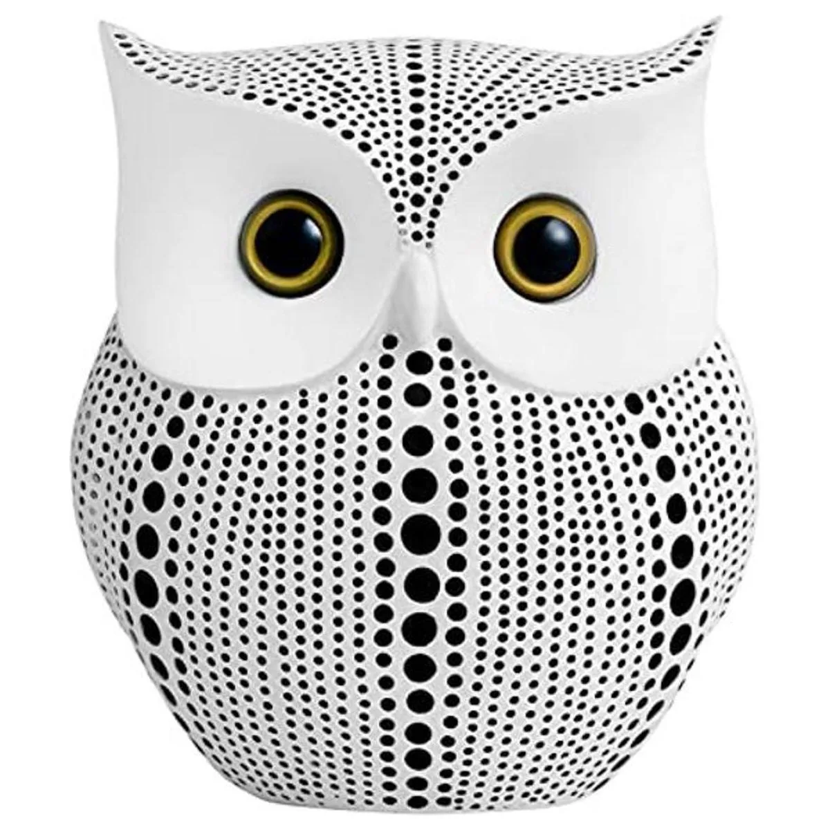 Estatua de búho para detalles de decoración del hogar_1