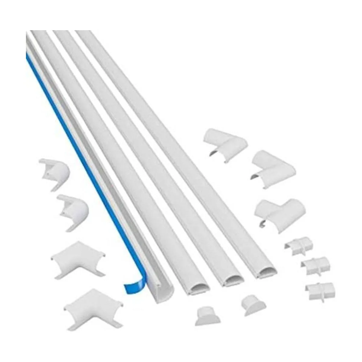 DLine Kit de ocultación de cables de 13.12 pies cubiertas_1