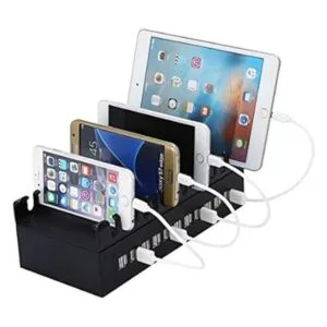 Estación de carga USB multipuerto para fiesta cargador de_4