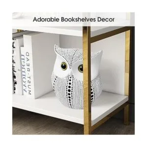 Estatua de búho para detalles de decoración del hogar_3