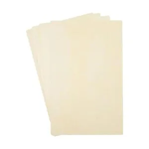 Paquete de 4 rebanadas de madera rectangulares sin acabar_4